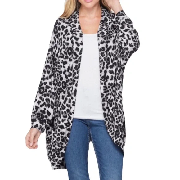 Honeyme Nova Bubble Sleeve Cardigan - Picture 2 of 10